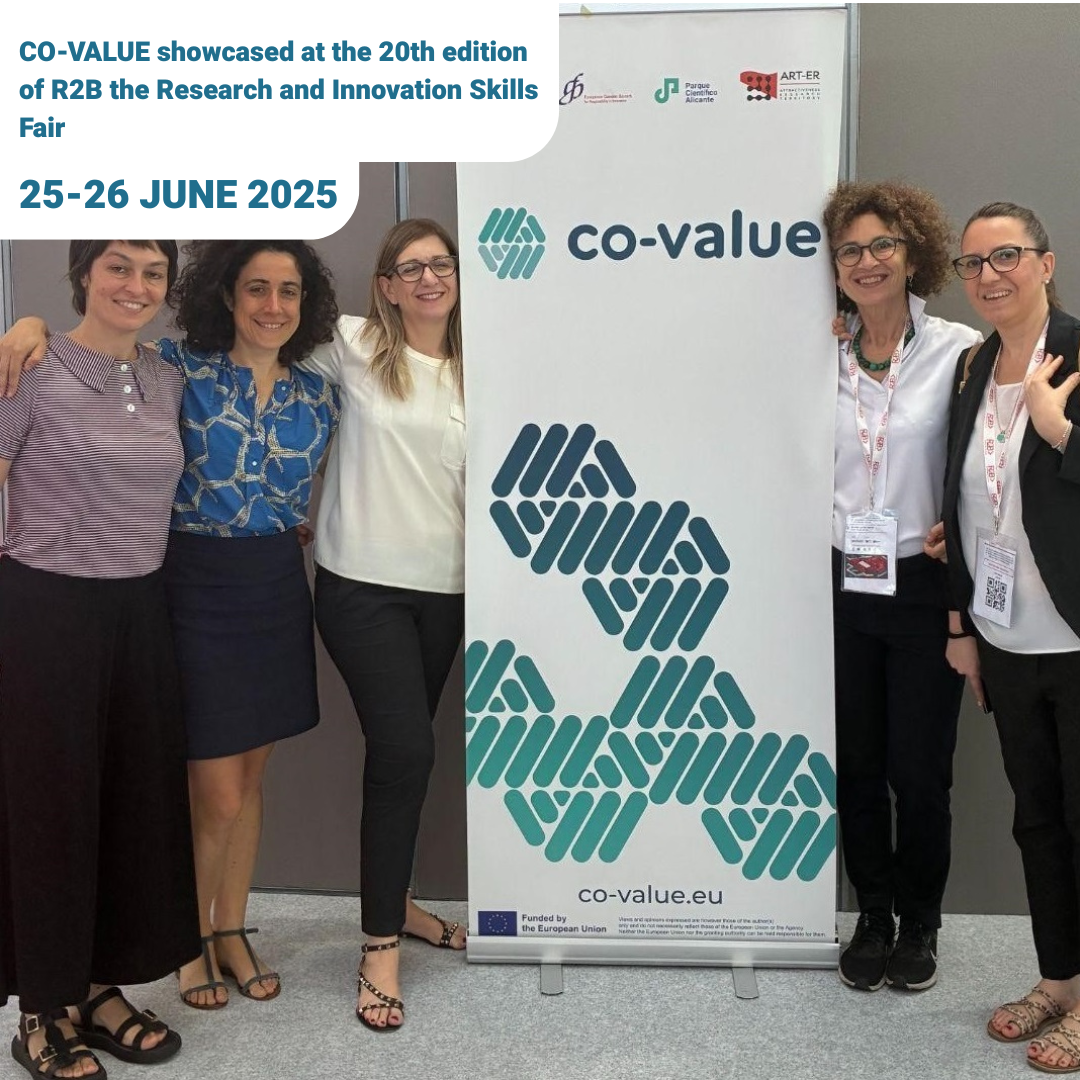 CO-VALUE Presented at the 20th edition of R2B the Research and Innovation Skills Fair
