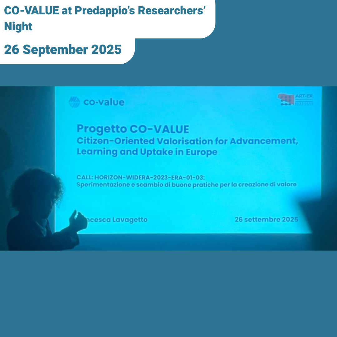 CO-VALUE at Predappio’s Researchers’ Night