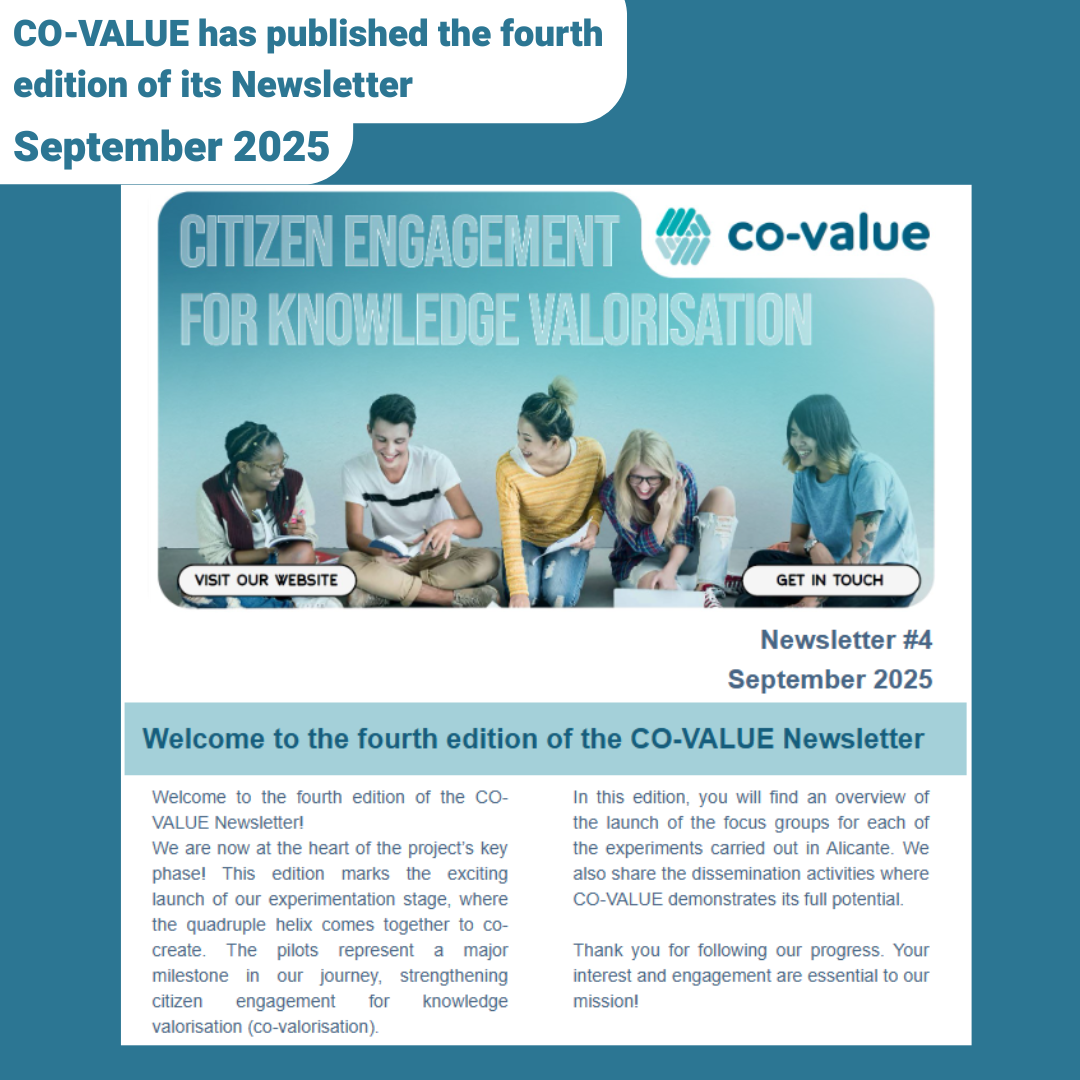 CO-VALUE has published the fourth edition of its Newsletter