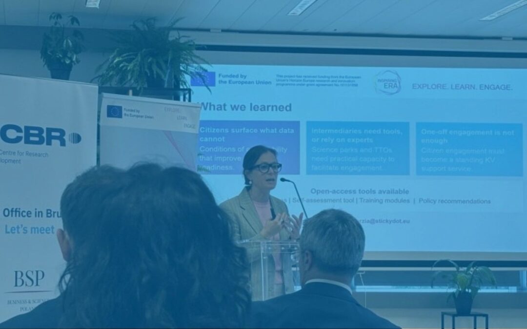 INSPIRING ERA Exchange | Brussels CO-VALUE brings its experience in managing intellectual assets in co-creation processes to Brussels
